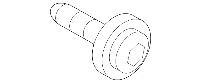 Movable Glass Screw - Kia (12441-06161)