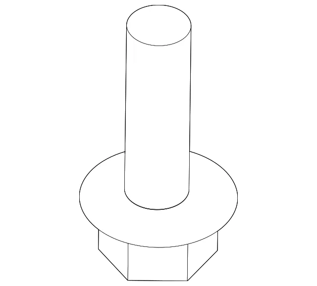 Fender Liner Screw - Kia (12442-05206B)