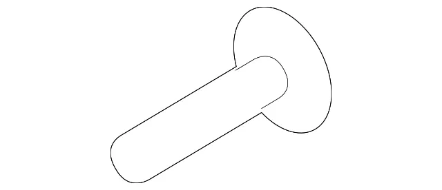 Lower Grille Screw - Kia (12492-03107K)