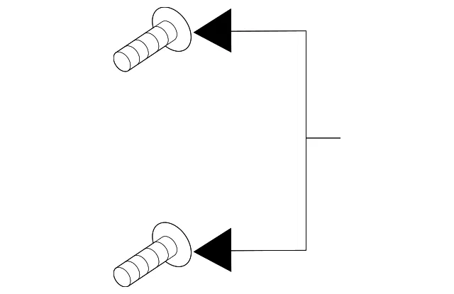 Upper Molding Screw - Kia (12492-04127E)