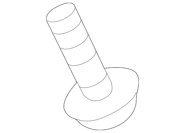 Cowl Grille Screw - Kia (12492-04127K)