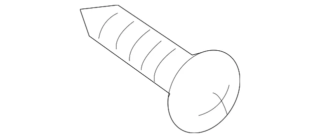 Handle Screw - Driver's Side (LH) - Kia (12492-05083)