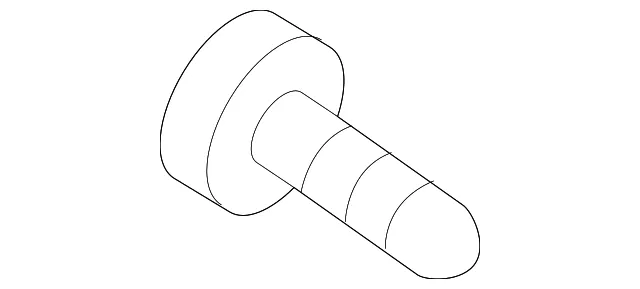 Applique Screw - Kia (12492-05143)