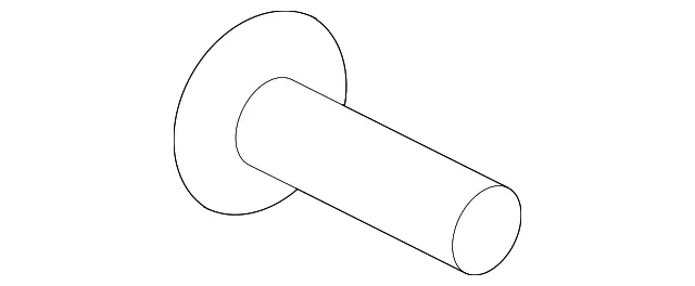 Bumper Cover Screw - Kia (12492-05146B)