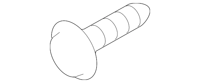 Bumper Cover Bolt - Kia (12492-06183)
