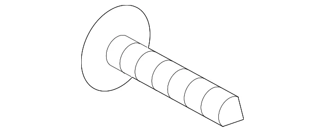 Door Trim Panel Screw - Kia (12493-04103)