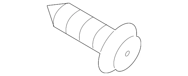 Drip Molding Screw - Kia (12493-04121)