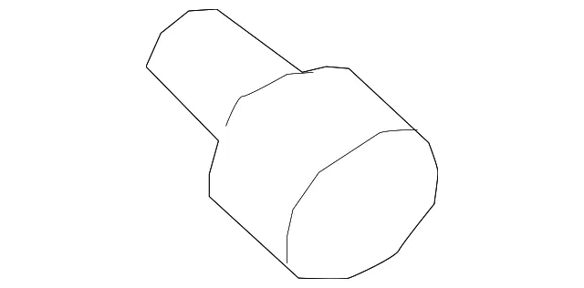 Windshield Pillar Trim Screw - Kia (12493-05103)