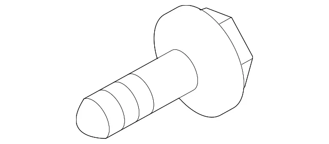 Grille Assembly Screw - Kia (12493-05166B)