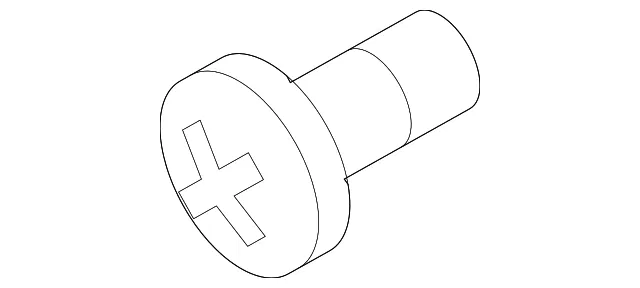 Splash Shield Screw - Kia (12493-06257B)