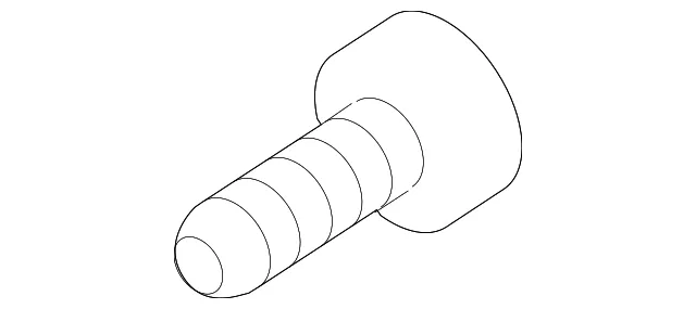 Tail Gate Molding Screw - Kia (12496-04129B)