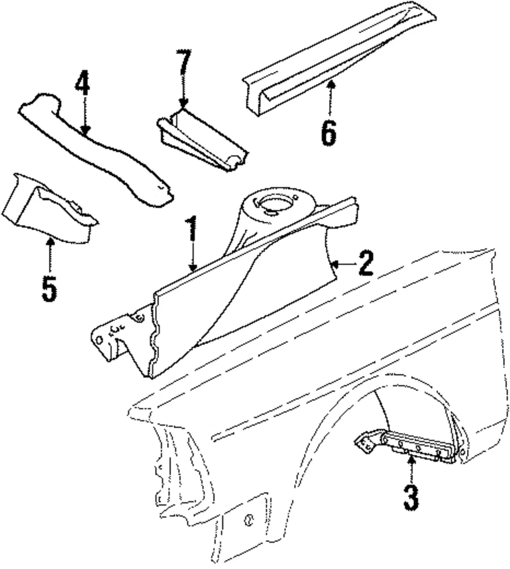Splash Shield - Passenger Side (RH) - Volvo (1254748)
