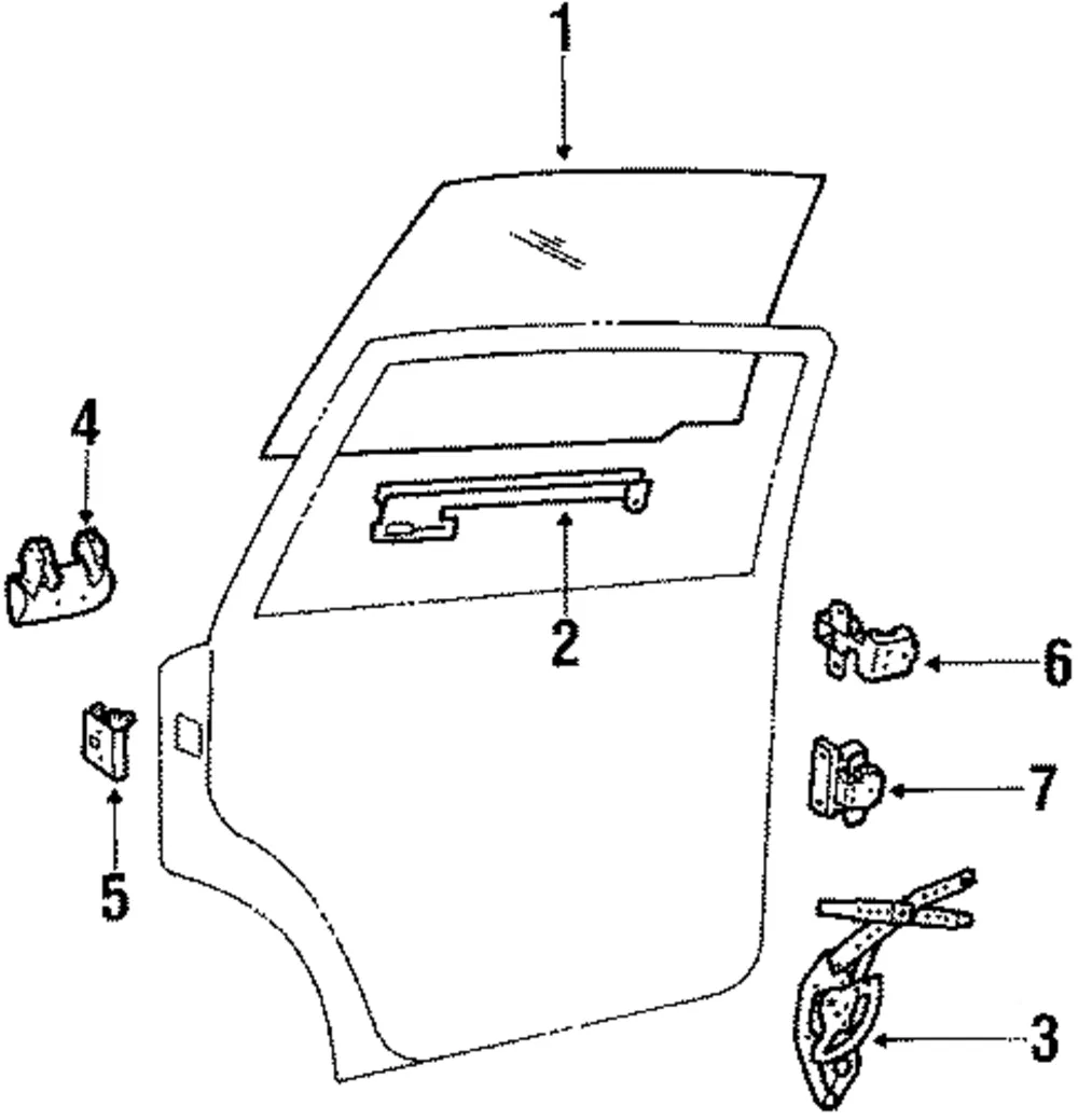 Window Regulator - Passenger Side (RH) - Volvo (1255053)