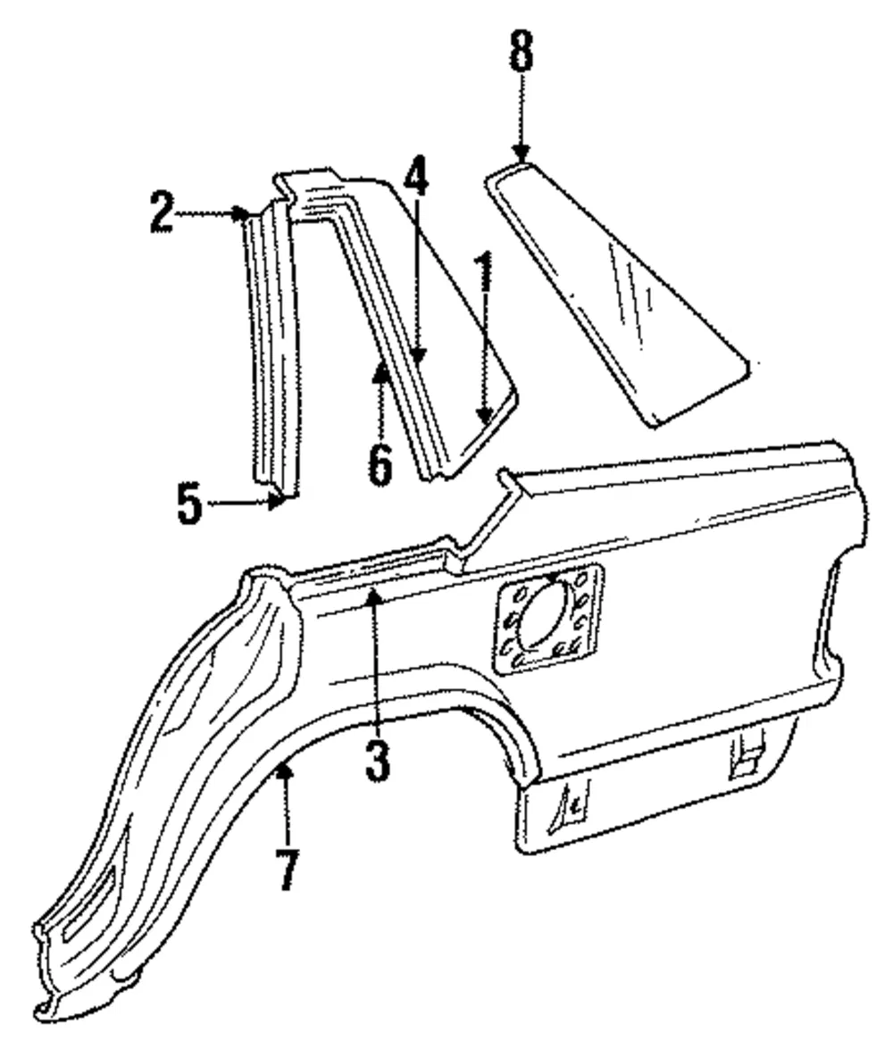 Reveal Molding - Volvo (1268043)