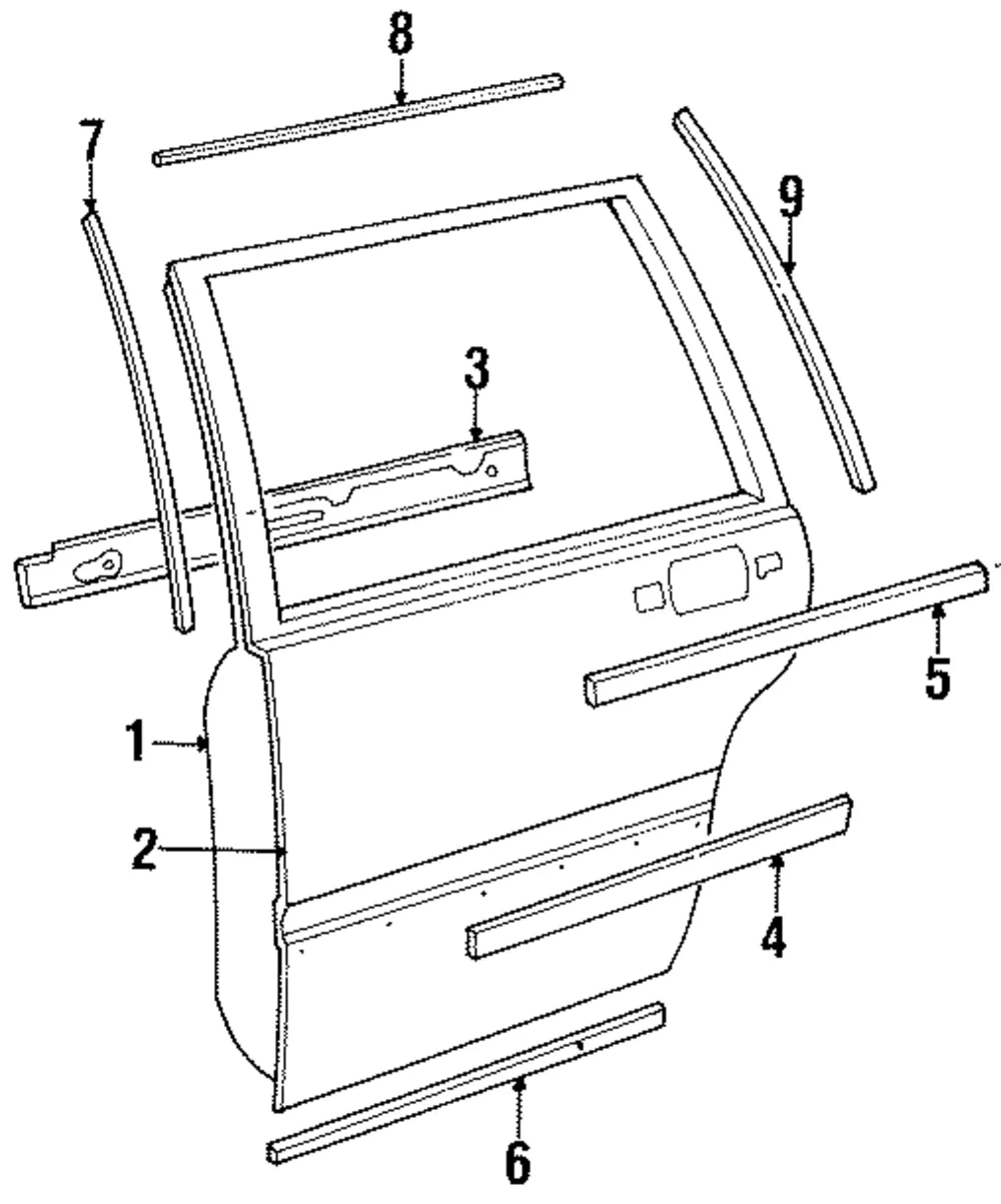 Frame Molding - Volvo (1268050)