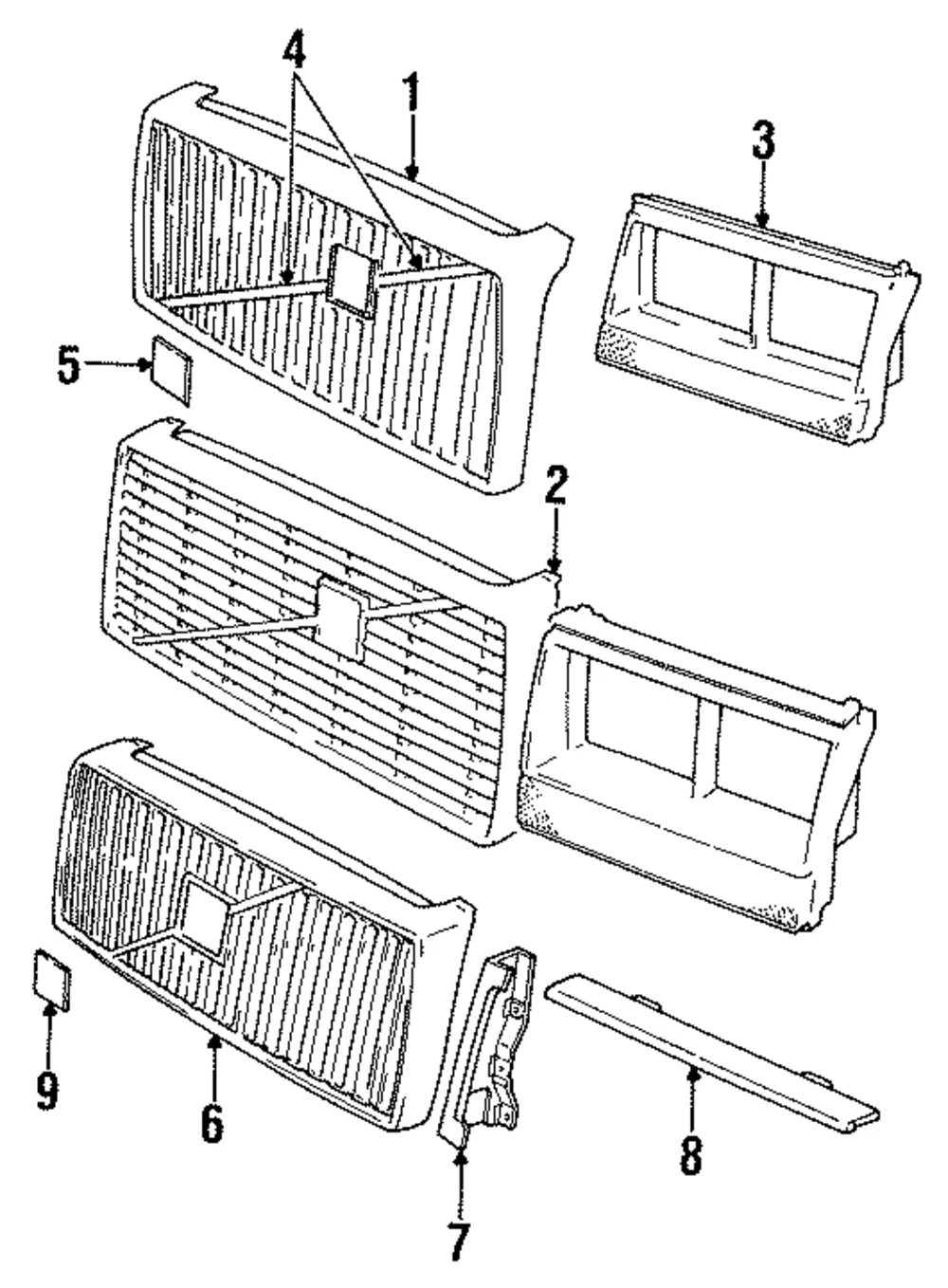 Grille Assembly - Volvo (1312656)