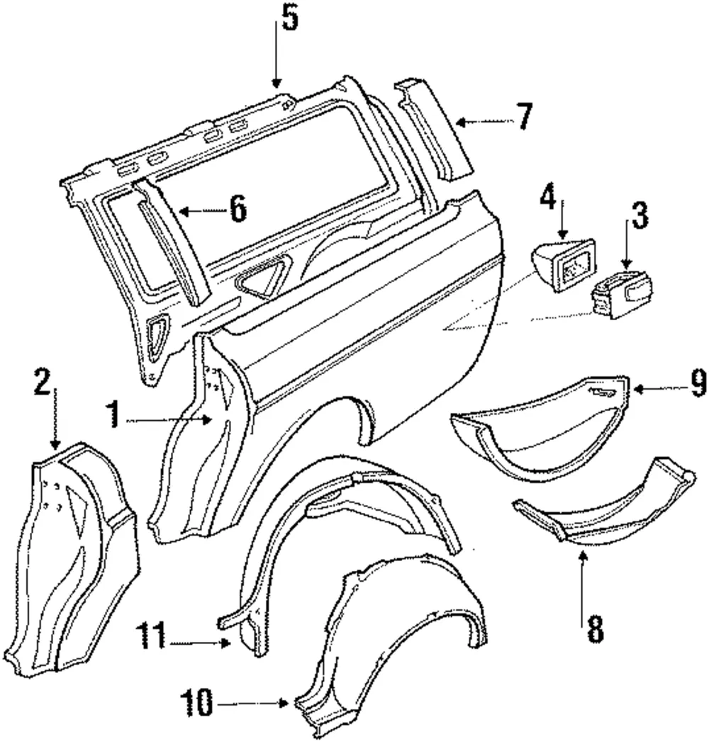 Lock Pillar - Volvo (1315810)