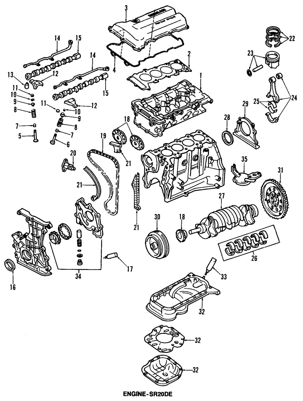 Rocker Arms - Nissan (13257-53J03)