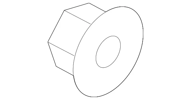 Quarter Glass Nut - Kia (13271-05001)