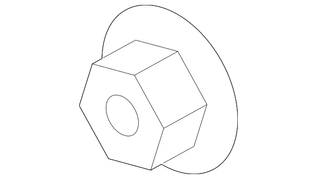 Pull Handle Nut - Kia (13363-02063)