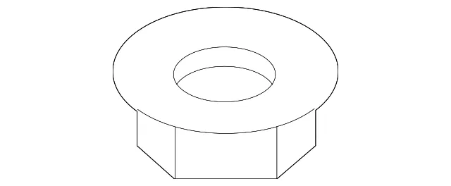 Hinge Nut - Kia (13380-08001)