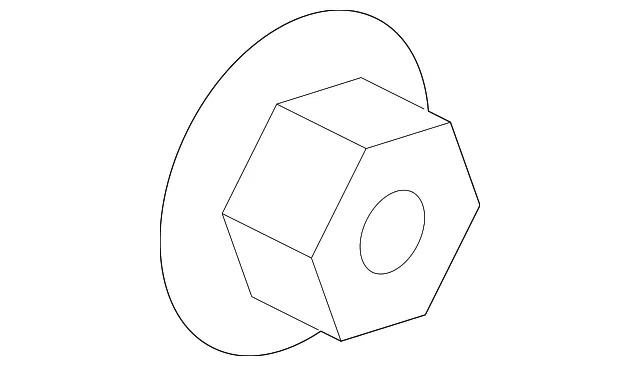 Door Check Nut - Kia (13395-06007B)