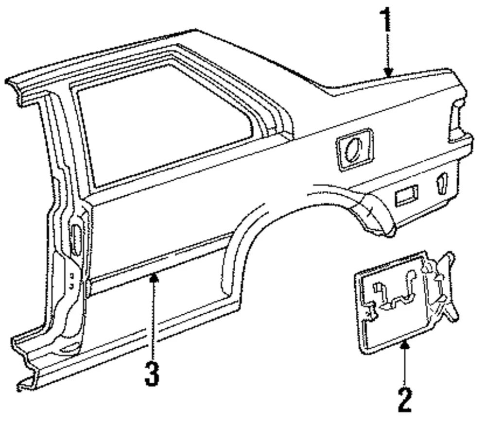Molding - Driver's Side (LH) - Volvo (1341272)