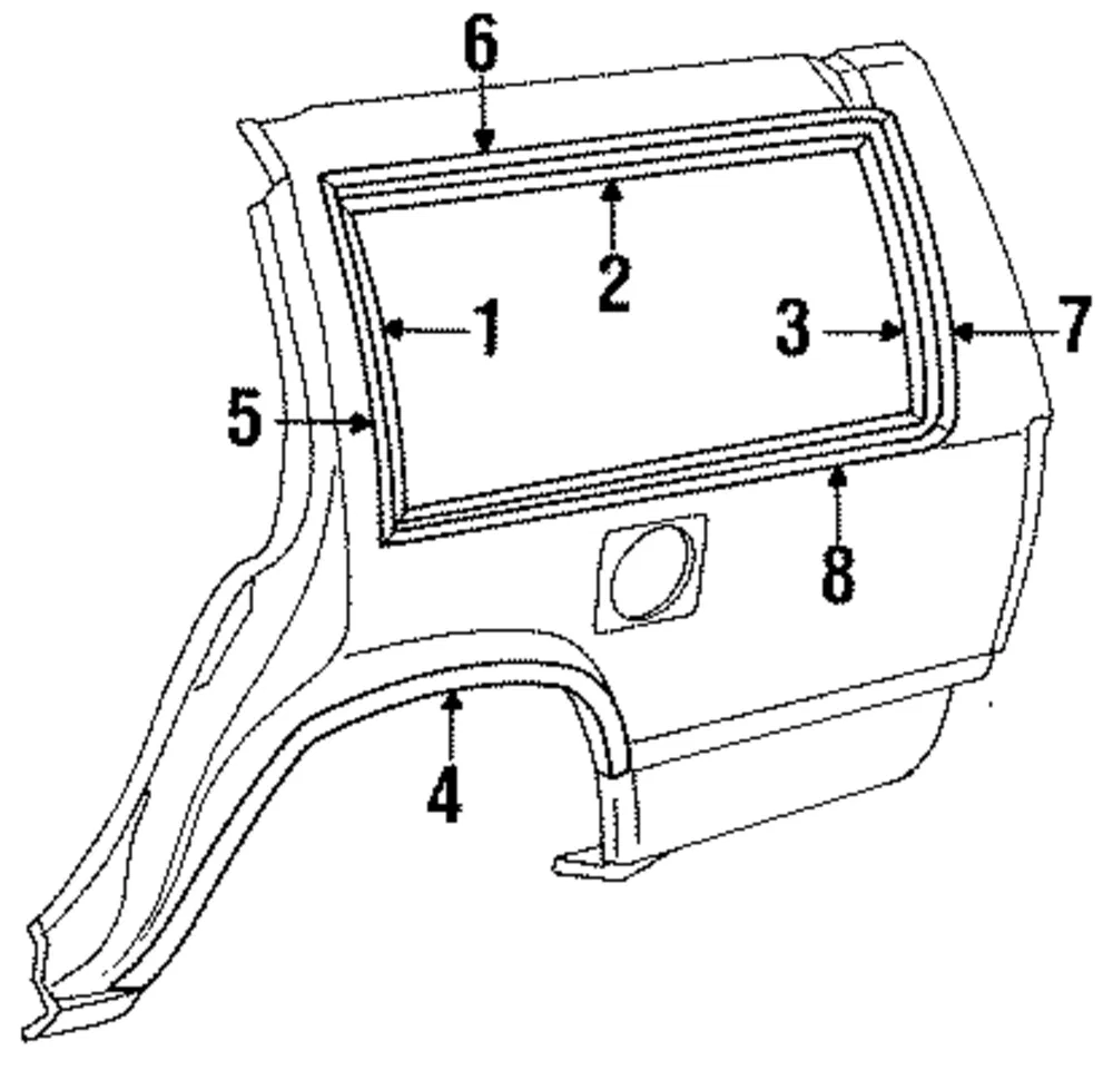 Frame Molding - Volvo (1342903)