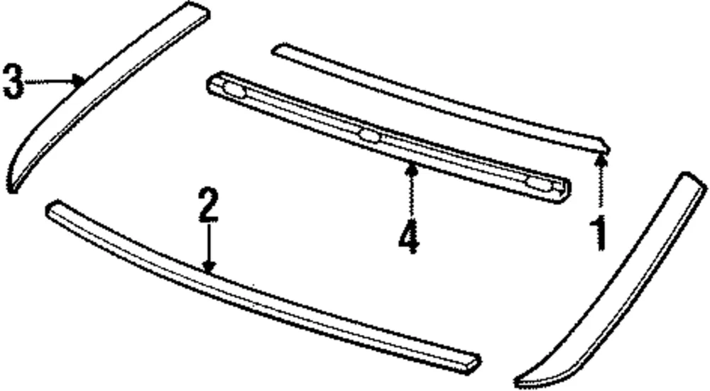 Windshield Molding - Volvo (1343243)