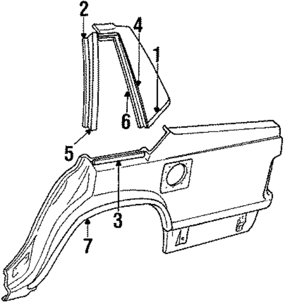 Window Molding - Volvo (1358877)
