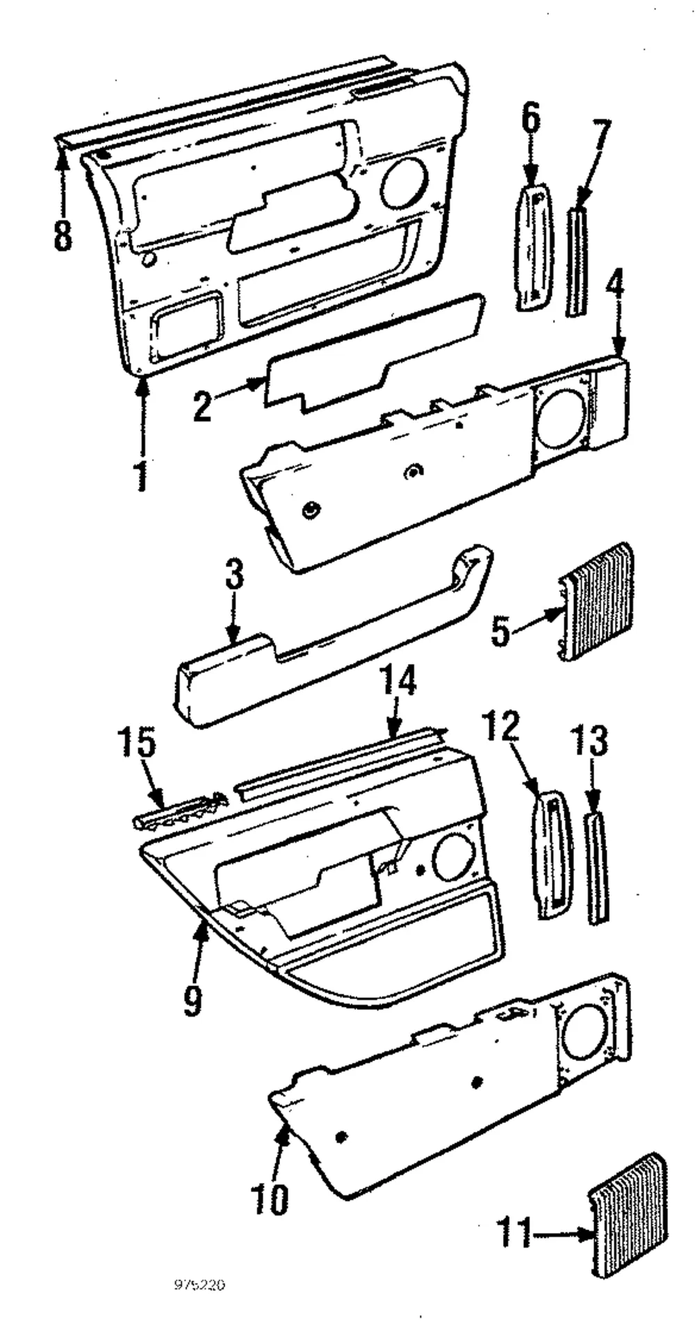Grille - Passenger Side (RH) - Volvo (1379309)