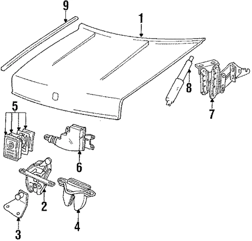 Latch - Volvo (1382203)