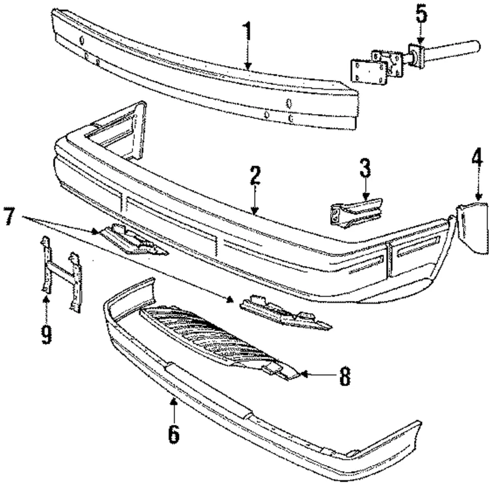 Spoiler Cover - Driver's Side (LH) - Volvo (1392201)