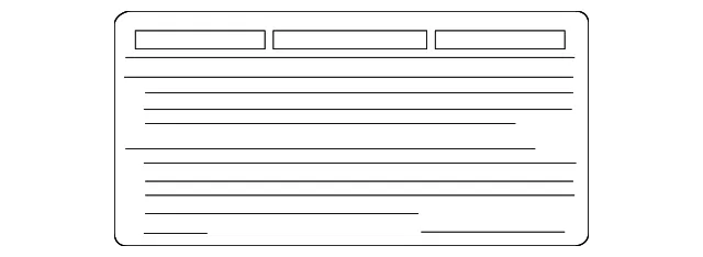 Emission Label - Nissan (14805-6JS0D)