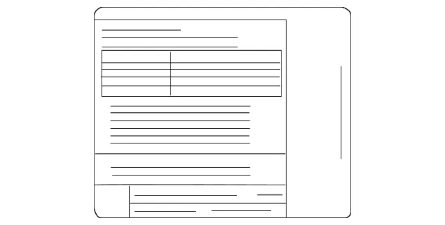 Emission Label - Nissan (14805-9DG0A)