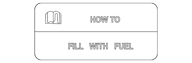 Fuel Information Label - Nissan (14806-CH00A)