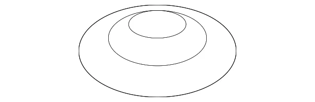 Outer Hinge Pillar Plug - Kia (17313-20000)