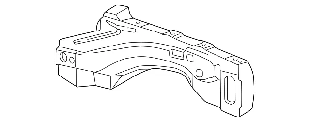Panel Lt Apron - MAZDA (1F0054210)