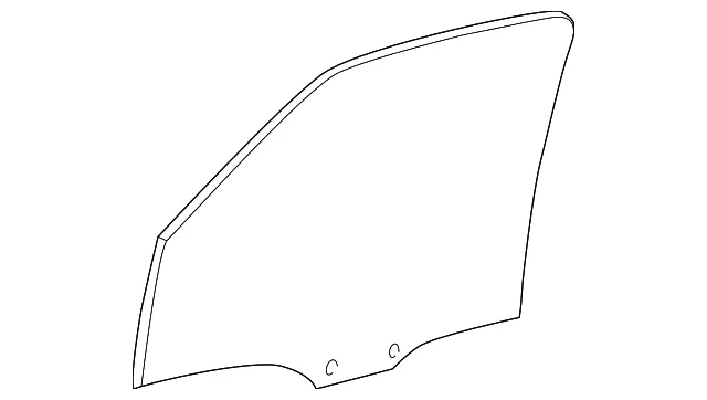 Glass L  Door Frt - MAZDA (1F6058510)