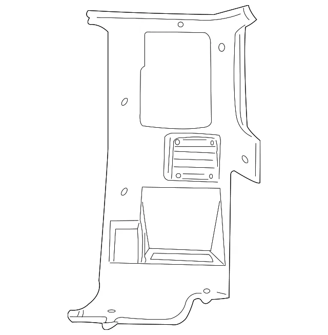 Quarter Trim - Passenger Side (RH) - Mazda (1F70-68-210-30)