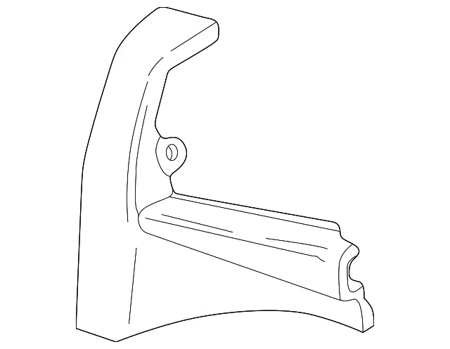 Cover R Rear Seat Hinge - Passenger Side (RH) - Mazda (1F70-88-207-30)