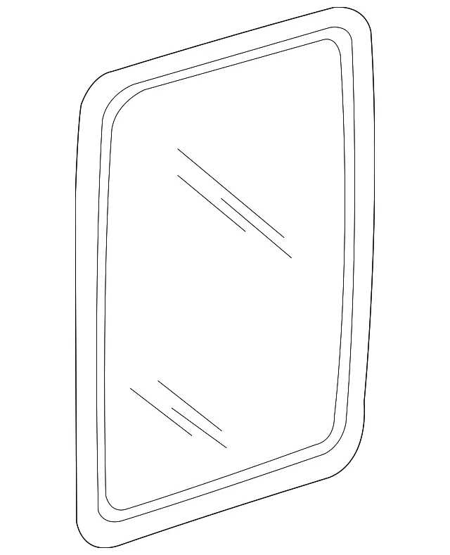Side Glass - Driver's Side (LH) - Mazda (1F80-73-501)