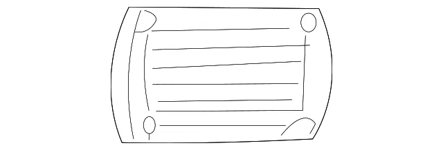 Speaker Grille - Mazda (1f706698030)