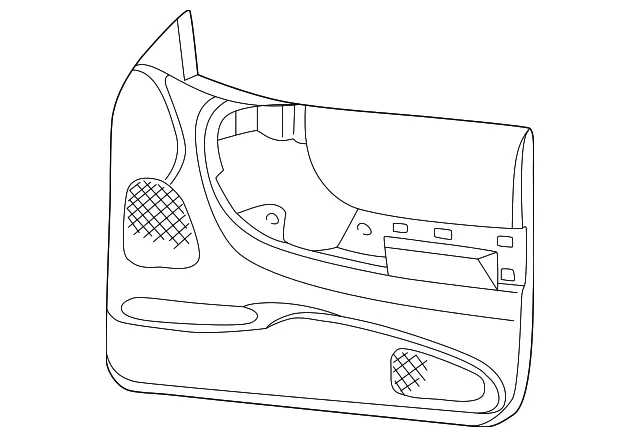 Door Interior Trim Panel - Mazda (1f716842030)