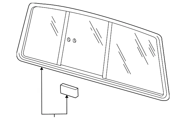 Glass Assembly - Mazda (1f8563931)