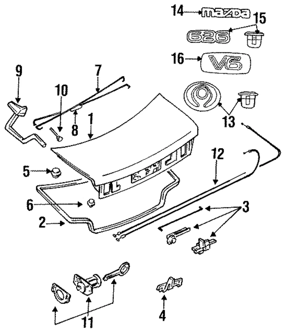 Bumper - Mazda (20872941)