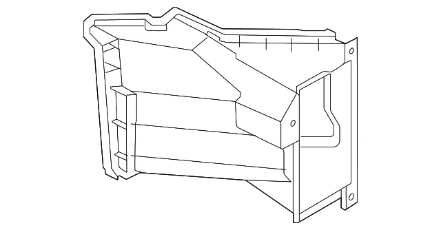 Radiator Support Air Deflector - Nissan (21554-6GR7A)