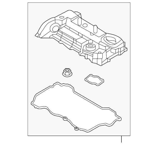 Cover Assembly Rocker - Kia (22410-2S802)