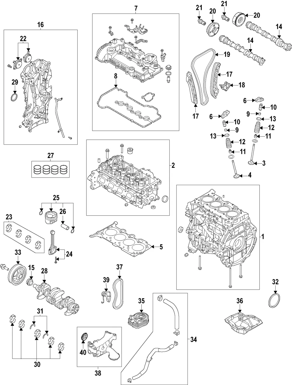 Rocker Arms - Kia (24551-08000)