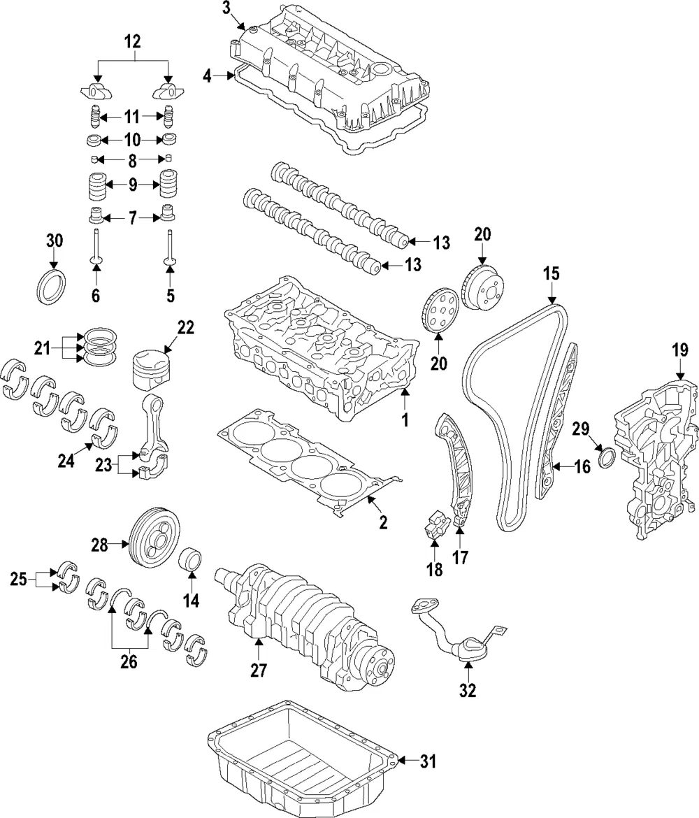 Rocker Arms - Kia (24551-2M000)